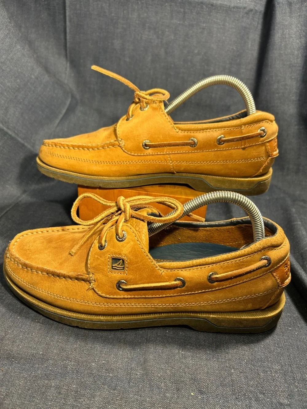 Sperry all leather top sliders loafers